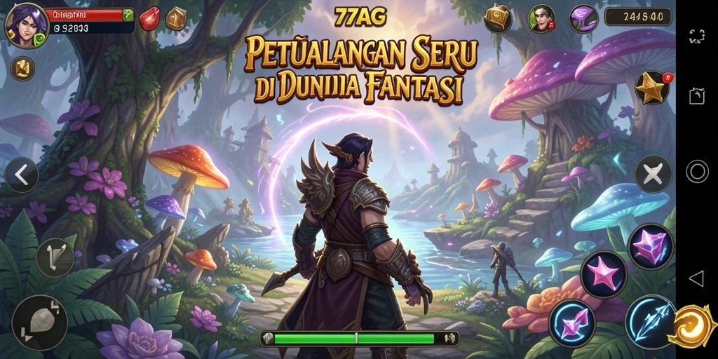 Screenshot dari gameplay <strong>77AG</strong> menampilkan petualangan seru dan tantangan yang menarik.