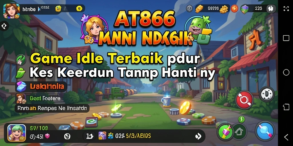 Tampilan menarik dari gameplay AT866 yang seru dan santai.