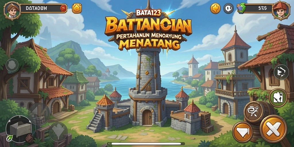 Tampilan gameplay BATA123 dalam aksi Tower Defense yang menegangkan.