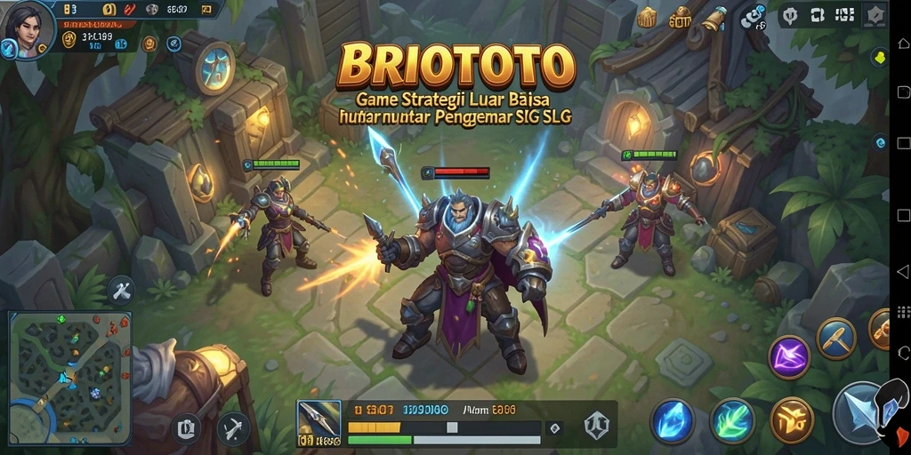 Tangkapan layar gameplay BRIOTOTO yang seru dan strategis.