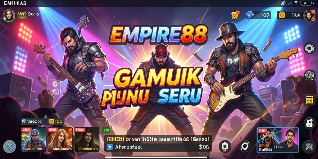 Tampilan gameplay EMPIRE88 dengan berbagai tantangan musik yang menarik.