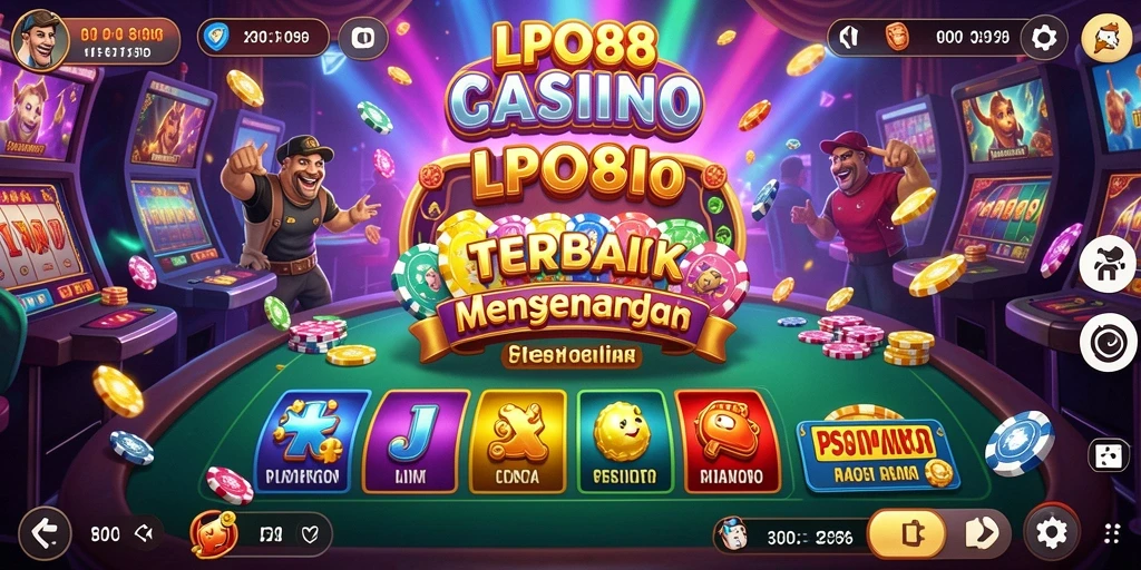 Screenshot menampilkan gameplay seru dari aplikasi Kasino LPO88.