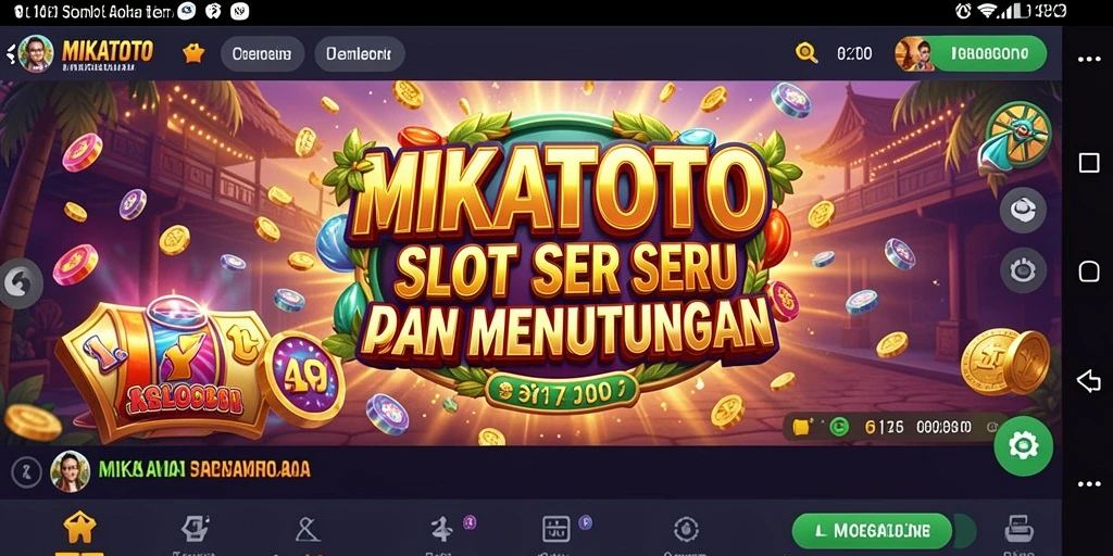 Screenshot menunjukkan gameplay MIKATOTO yang menyenangkan dan interaktif.
