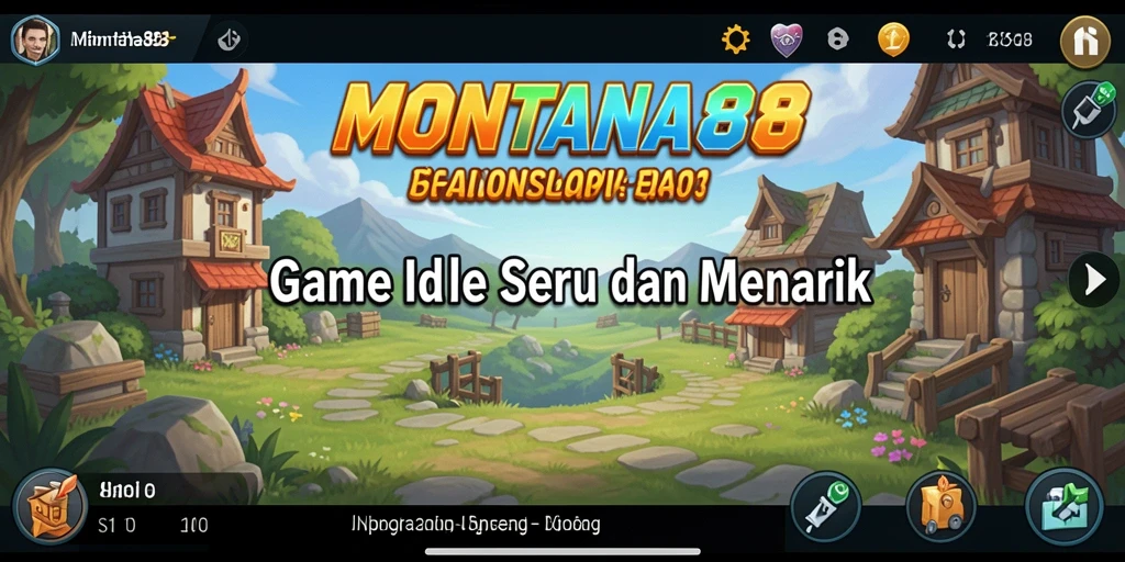 Tampilan gameplay MONTANA88 yang santai dan menarik.
