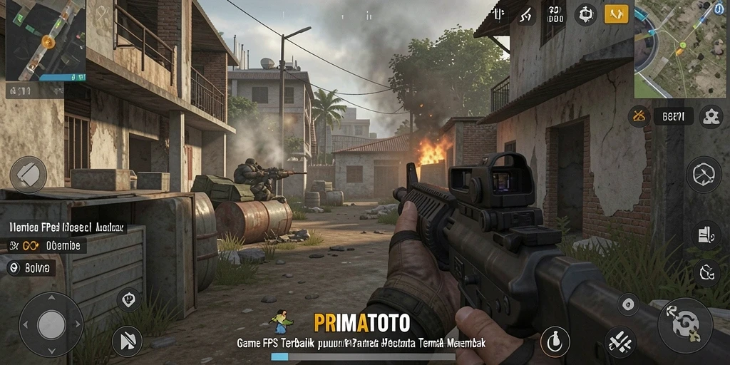 Tampilan gameplay PRIMATOTO yang menegangkan dan mendebarkan.