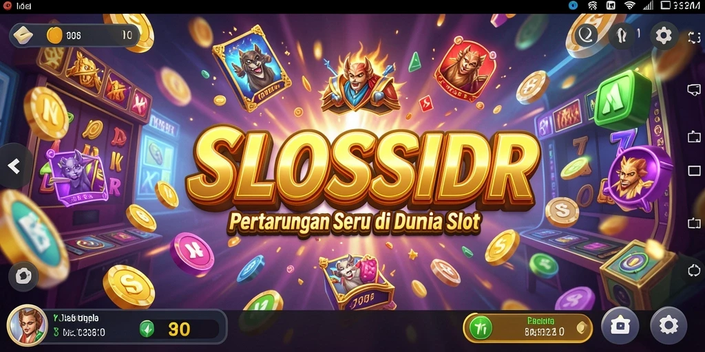 Tampilan gameplay SLOTSIDR yang penuh aksi dan keseruan.